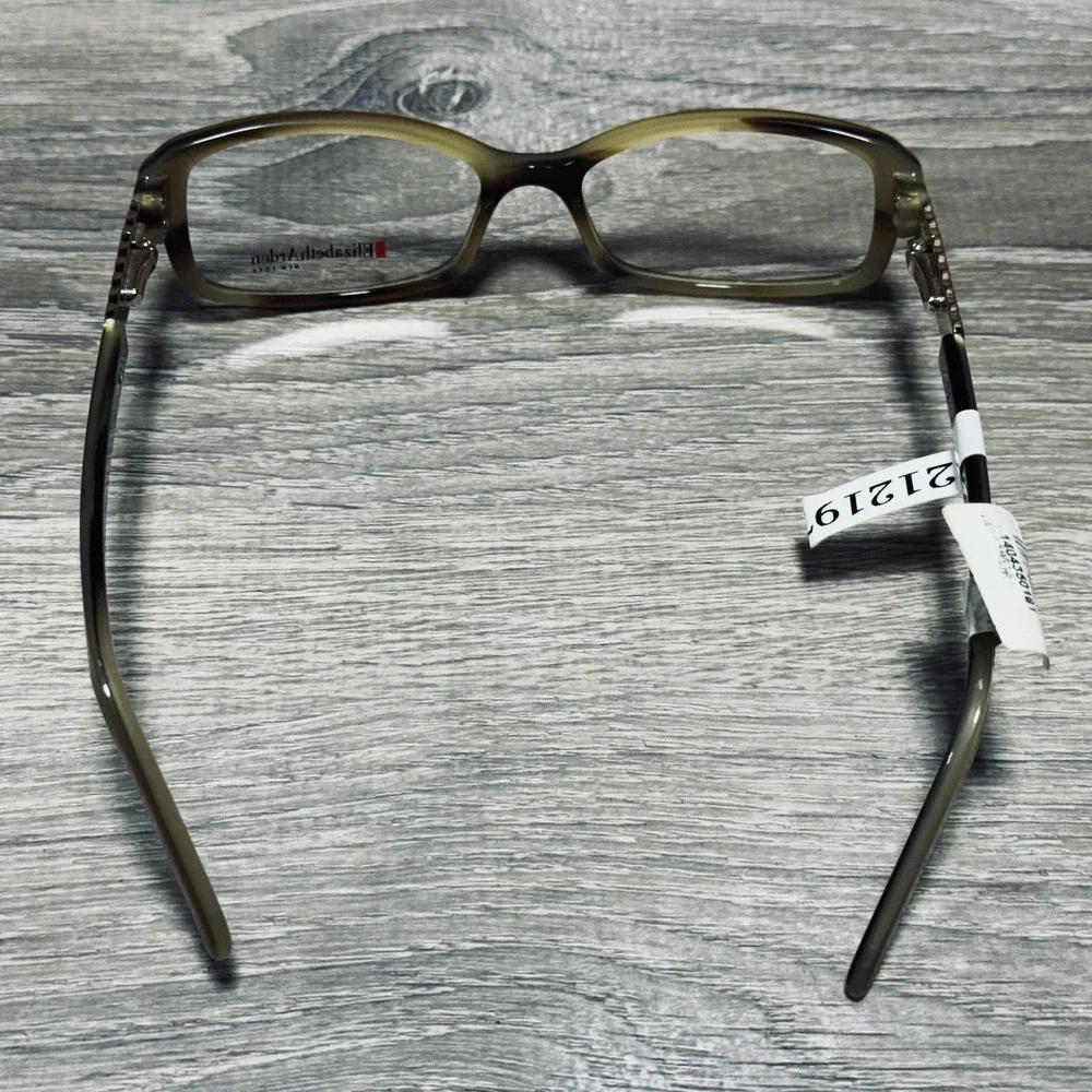 Elizabeth Arden EA 1144-1 Eyeglass Frames Womens 52-16-135 Brown Square Optical